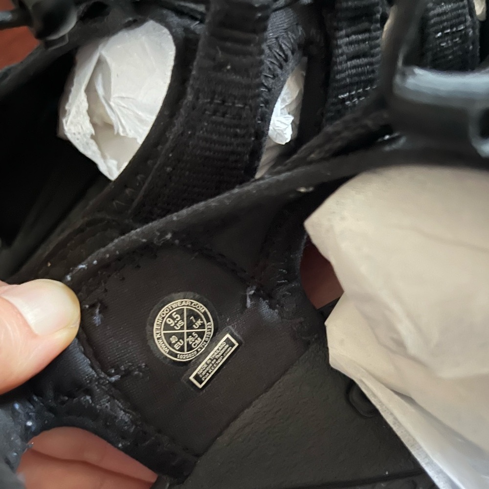 NWOT Keen all black adjustable sling back sandals - Picture 5 of 6